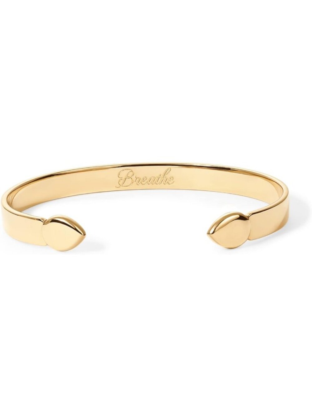 Waterproof 14K Gold Plated Bangle Bracelet for Women, Stylish Mantra Cuff